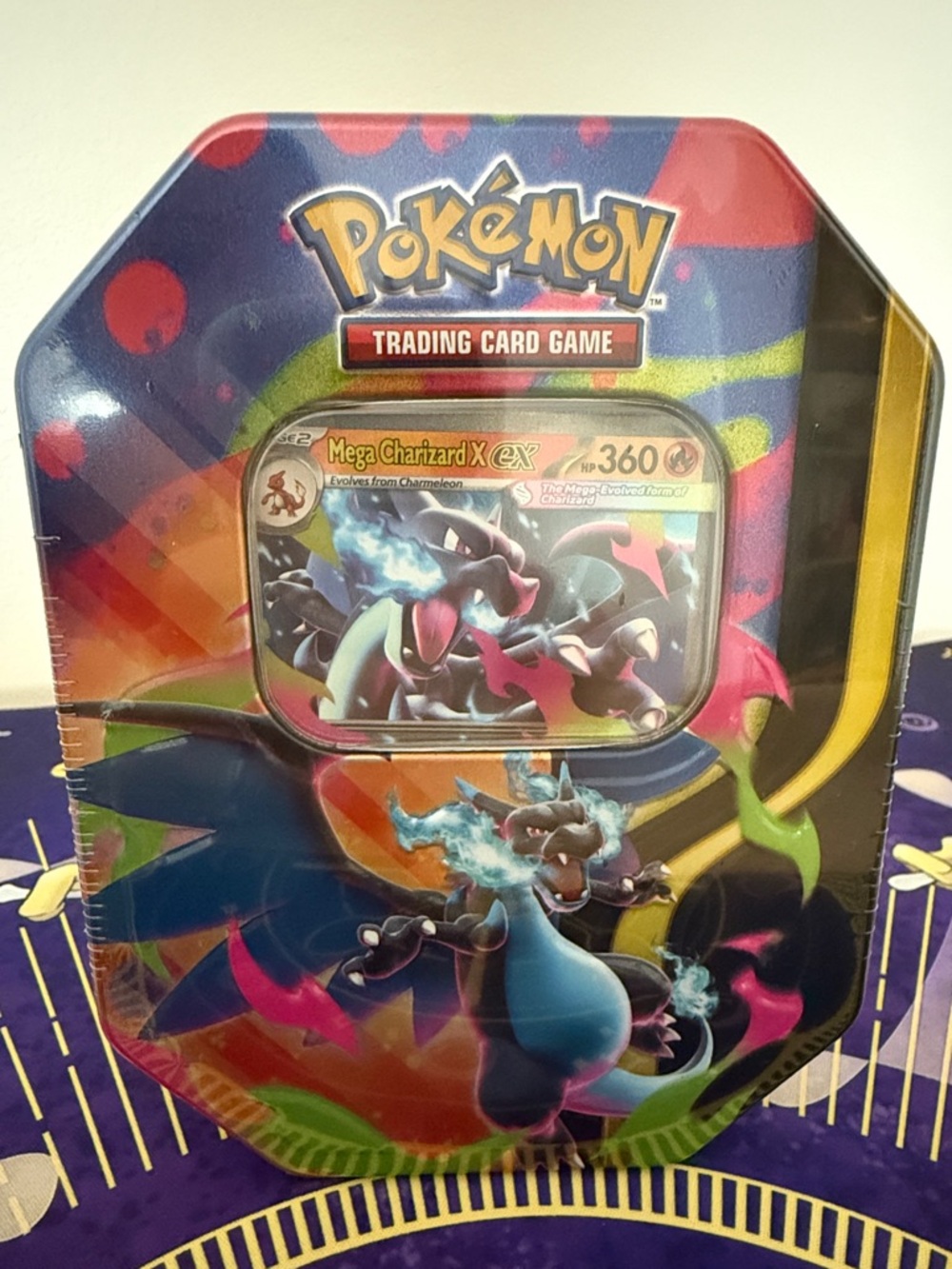 Pokemon Mega Charizard X Tin - SEALED